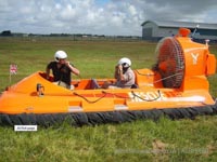 Association of Search and Rescue Hovercraft (Great Britain) - An ASRH-GB training day on the grass in daedalus, Lee-on-Solent, Hamphire, UK (Paul Hiseman).